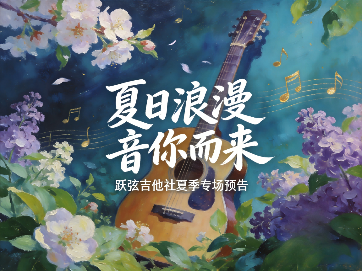 夏日浪漫 音你而来丨素质基地跃弦吉他社夏季专场预告